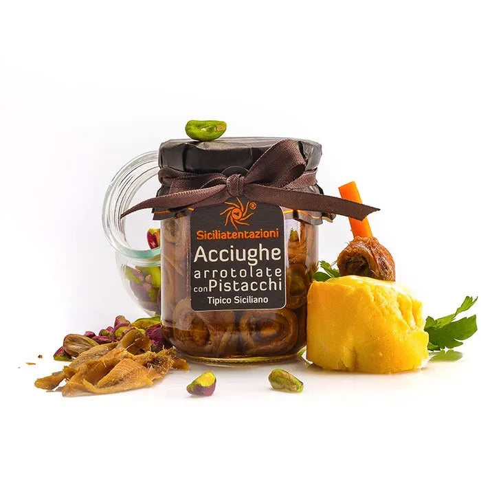 Acciughe Arrotolate con Pistacchi SICILIATENTAZIONI